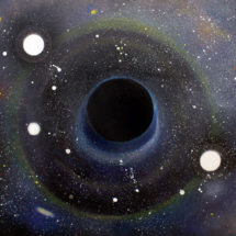 Black Holes ( سیاه‌چاله ) - 24 مارچ 2009 _ اندازه تابلو : 80x100